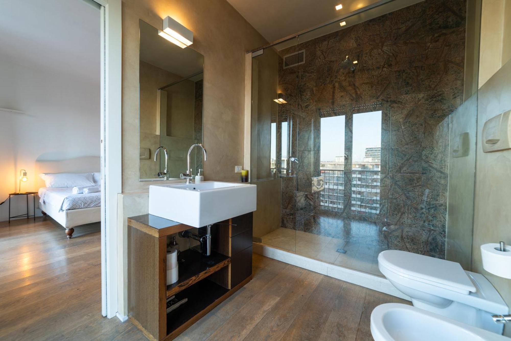 דירות מילאנו Luxury Penthouse With Stunning View And Hammam מראה חיצוני תמונה