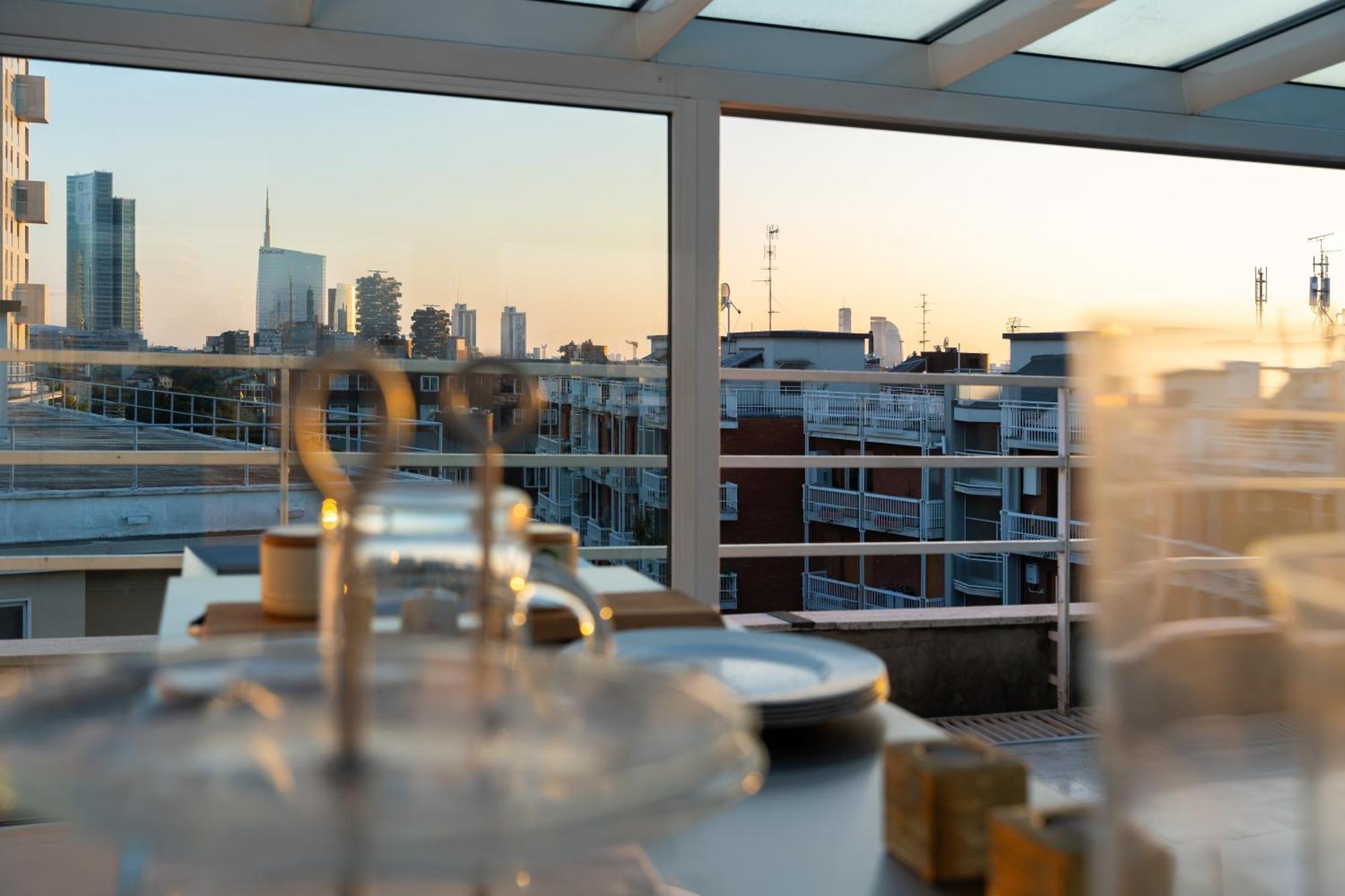 דירות מילאנו Luxury Penthouse With Stunning View And Hammam מראה חיצוני תמונה